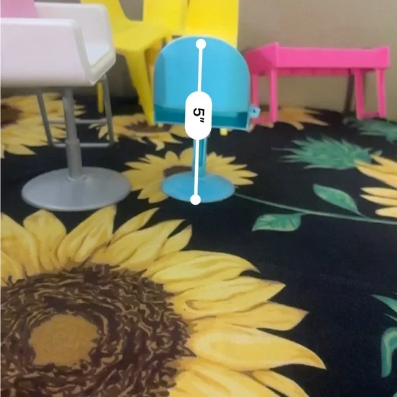 🎄 3/$15 Barbie Colorful Furniture Set with Yellow, Blue, and Pink - Picture 10 of 16